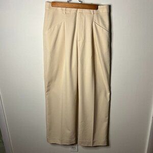 NWT & Other Stories Women's Cream Pleated Front Wide Leg Trouser Pants Size 8